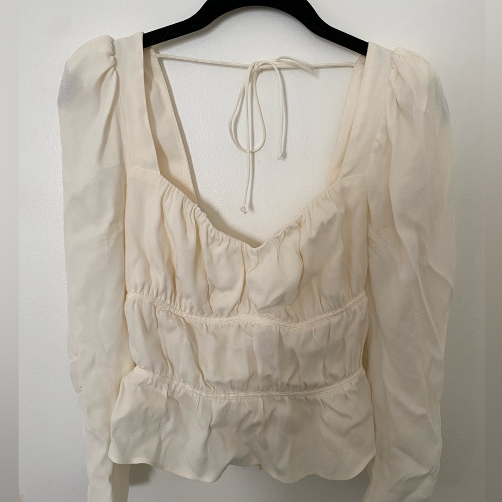 Reformation long sleeve top